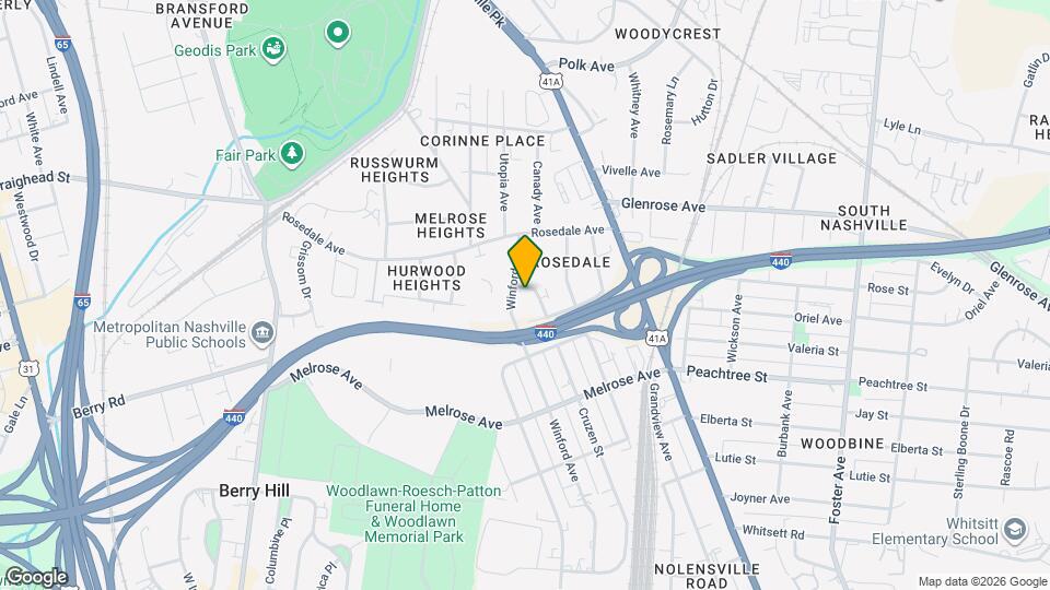 2225 Cruzen St Map and Location Details