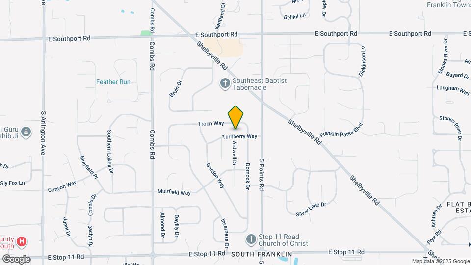 6834 Turnberry Way Map and Location Details