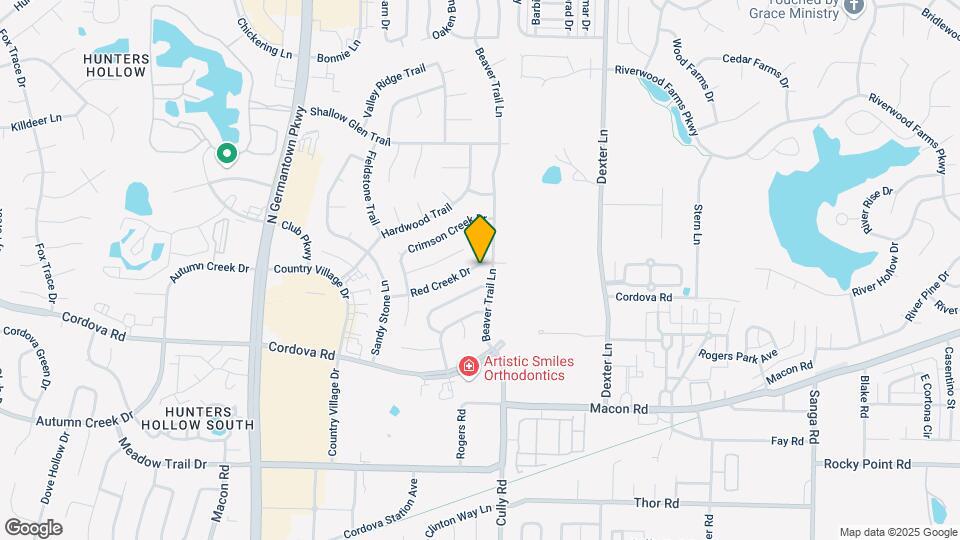 8315 Red Creek Dr Map and Location Details