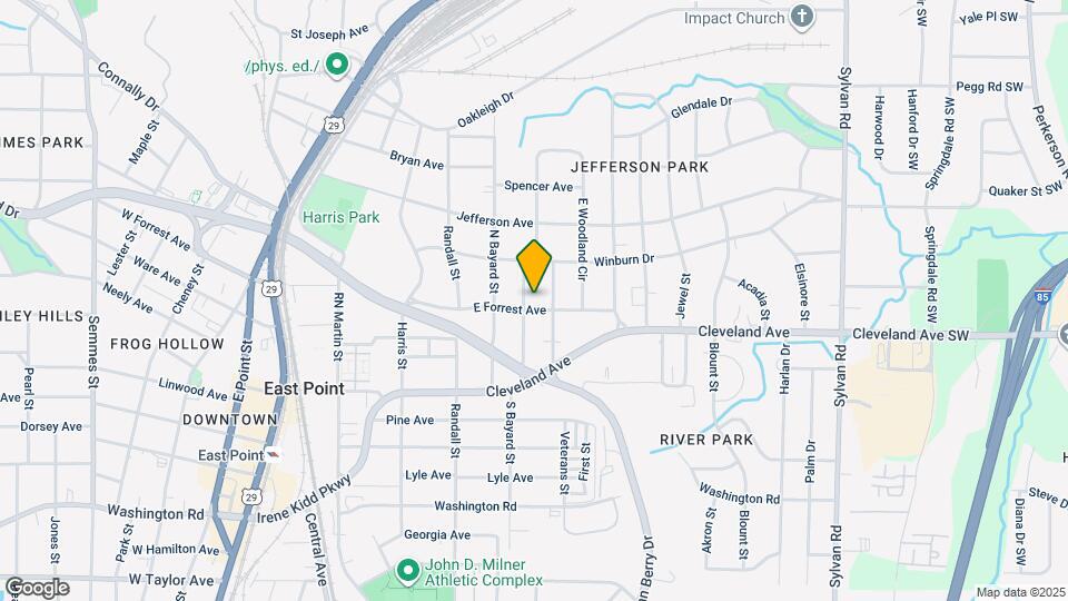 1275 E Forrest Ave Map and Location Details