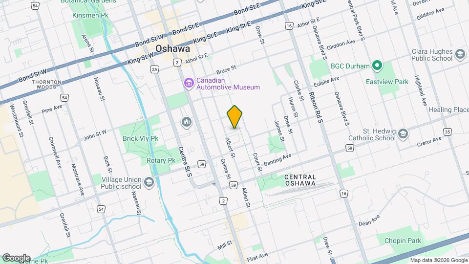 223 Albert St Map and Location Details