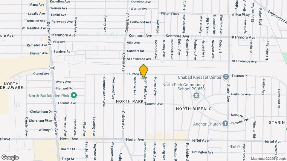 338 N Park Ave, Unit 2 Mapa y Detalles de la Ubicación