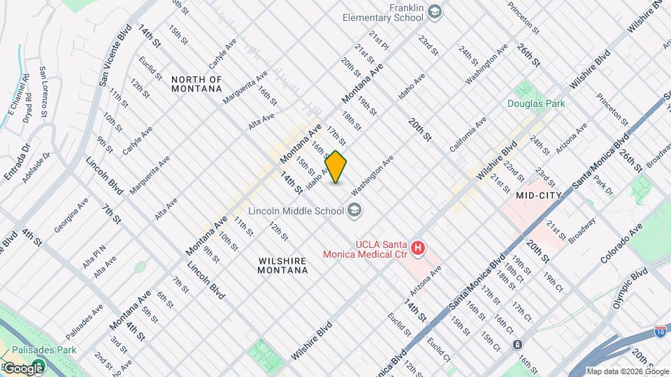 933 15th Street, Unit A Map and Location Details