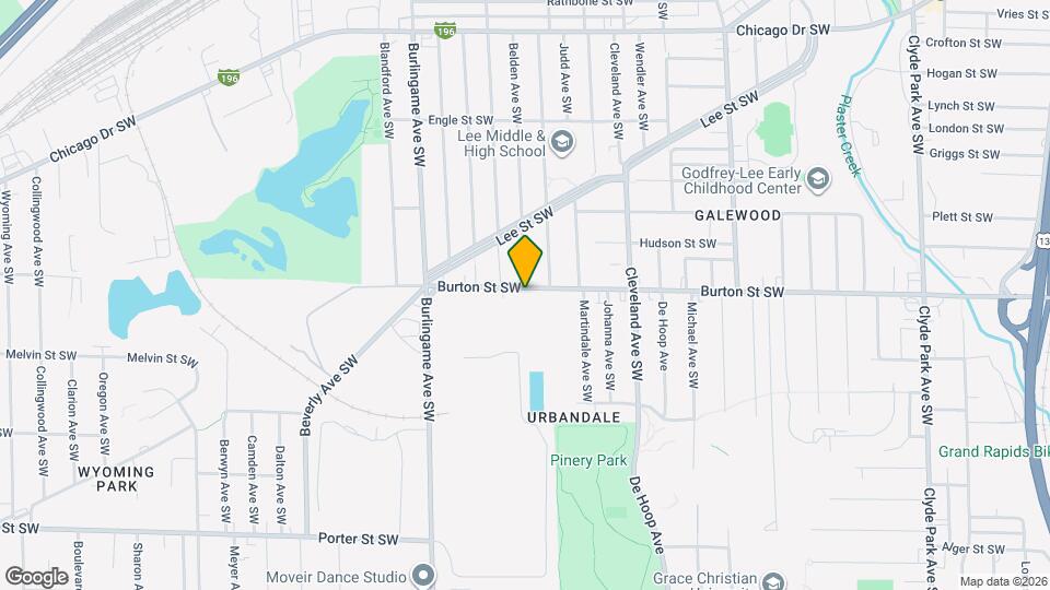 1426 Burton St SW Map and Location Details