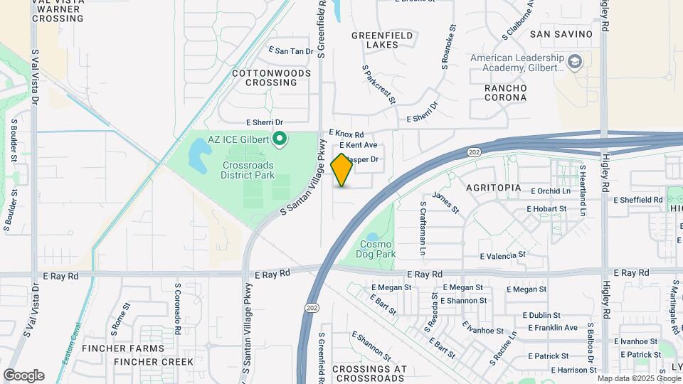 2463 E Sheffield Ave Map and Location Details