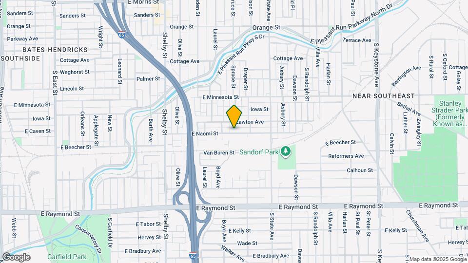 1514 E Naomi St Map and Location Details