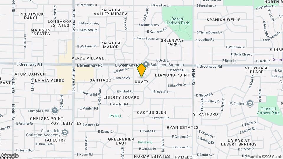 5234 E Blanche Dr Map and Location Details