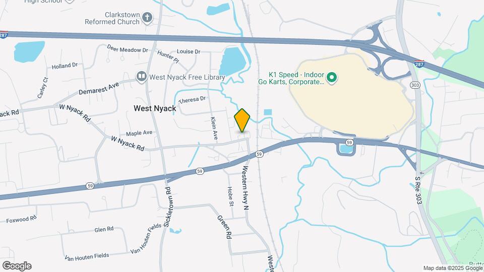 740 W Nyack Rd, Unit 1 Mapa y Detalles de la Ubicación