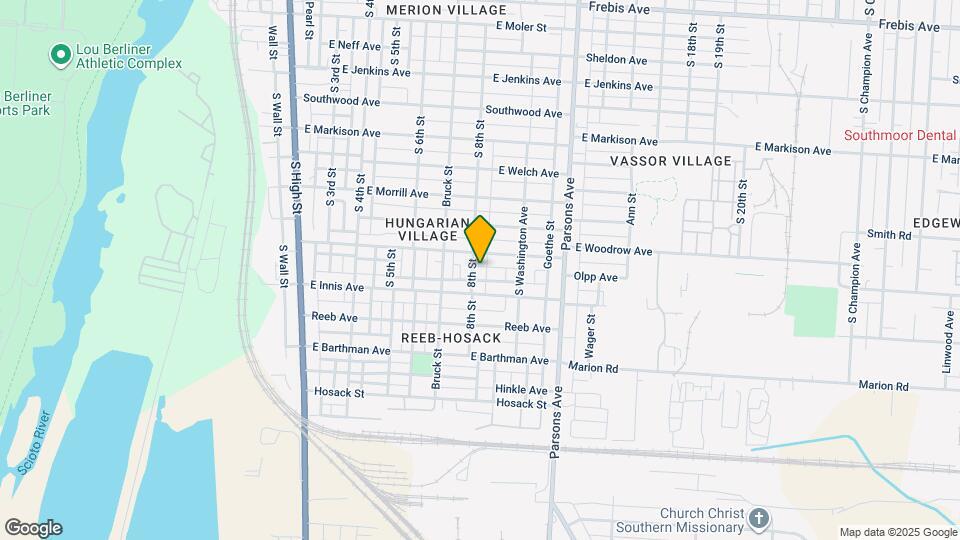 1760 S 8th St Map and Location Details