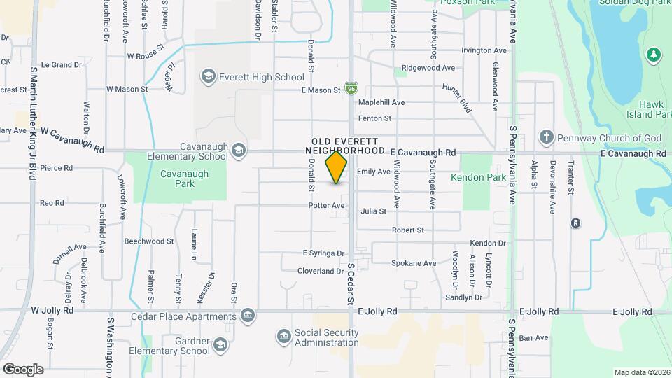 400 E Everettdale Ave Map and Location Details