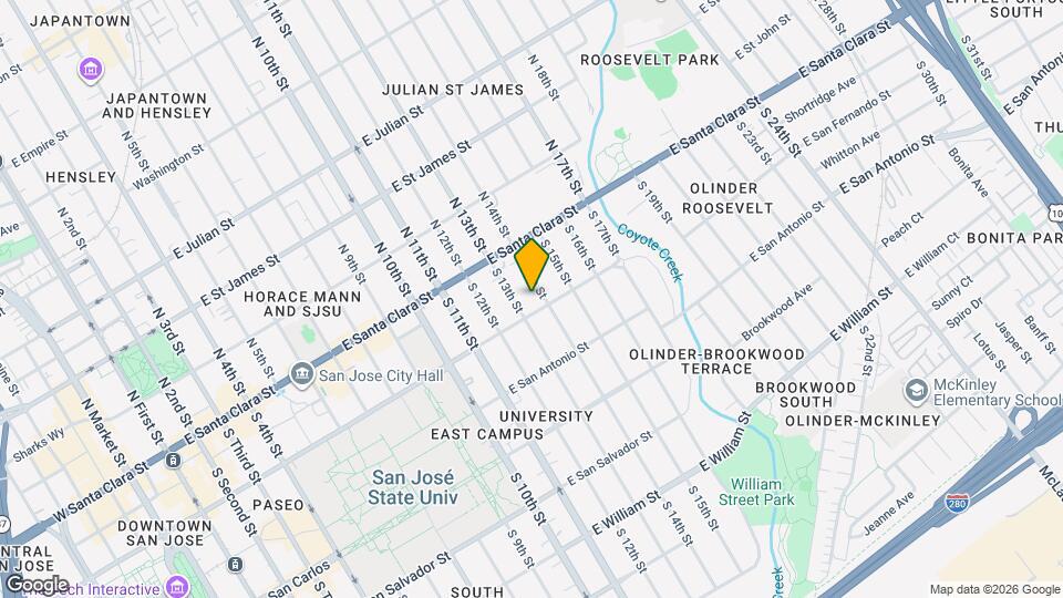 95 S 14th St, Unit B Mapa y Detalles de la Ubicación