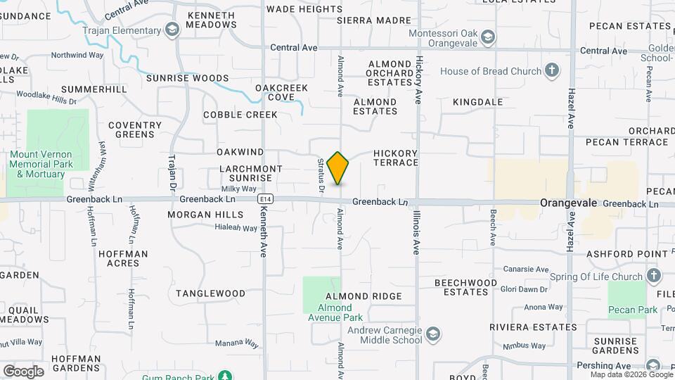 6213 Almond Ave Map and Location Details