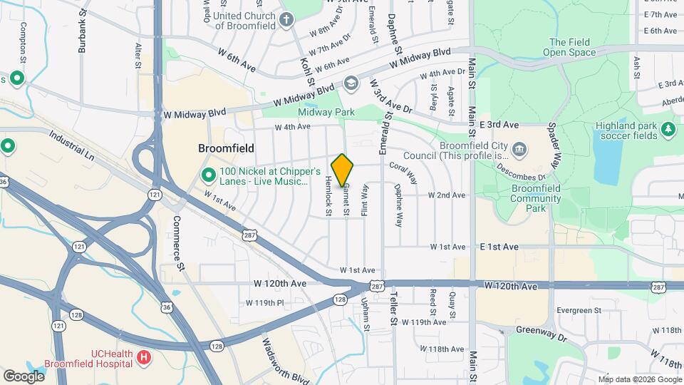 245 Garnet St Map and Location Details