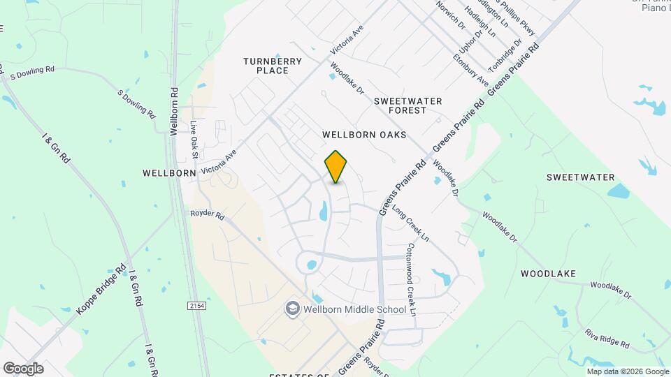 3903 White Oak Meadow Ct Map and Location Details