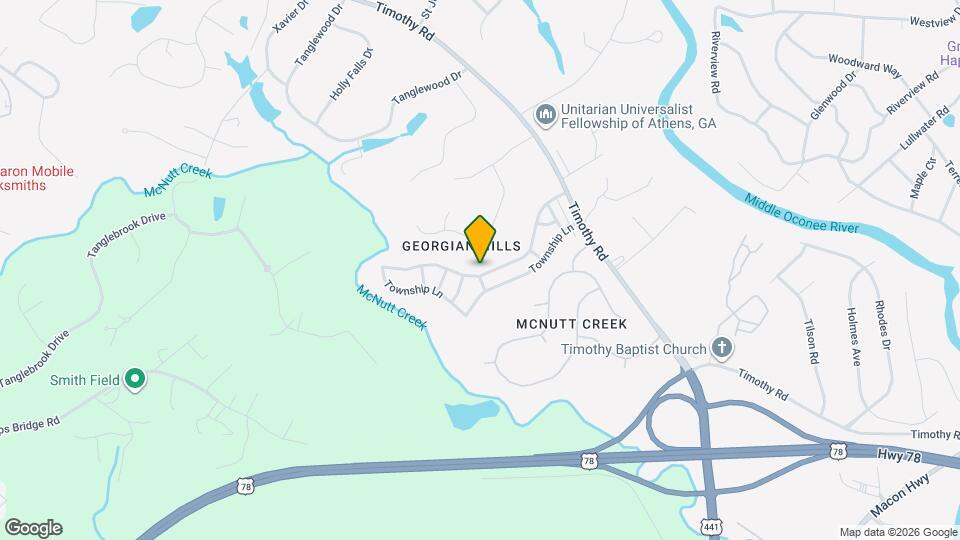 192 Towns Walk Dr Mapa y Detalles de la Ubicación