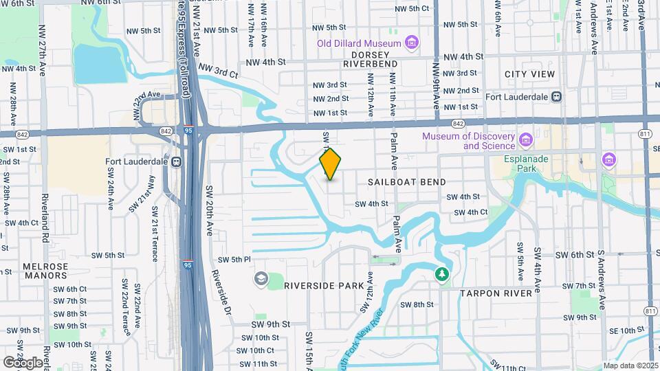 314 SW 14th Ave Map and Location Details