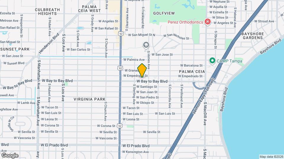 3611 W Bay to Bay Blvd Map and Location Details
