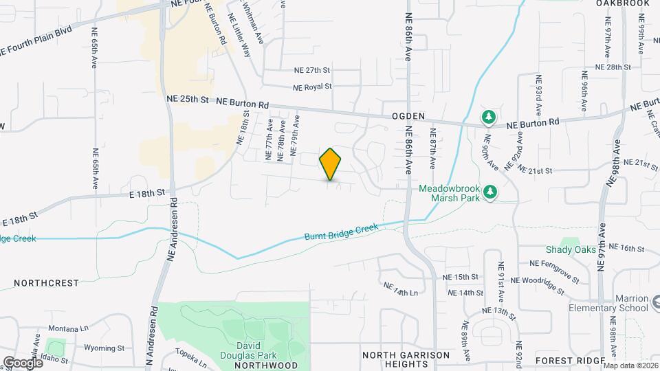 8121 NE 20th St Map and Location Details