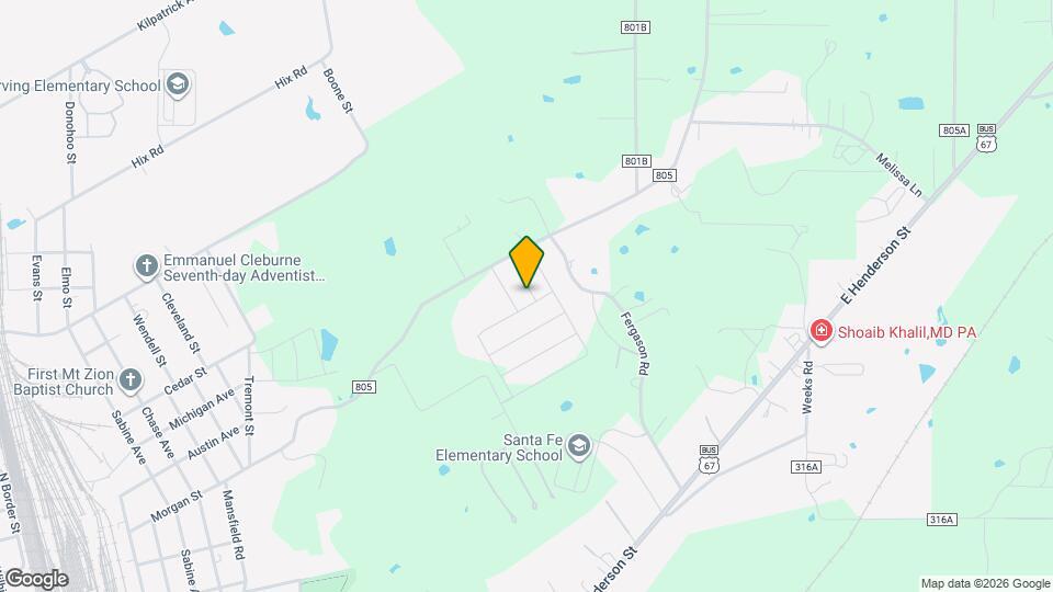 605 Mayfield Dr Map and Location Details