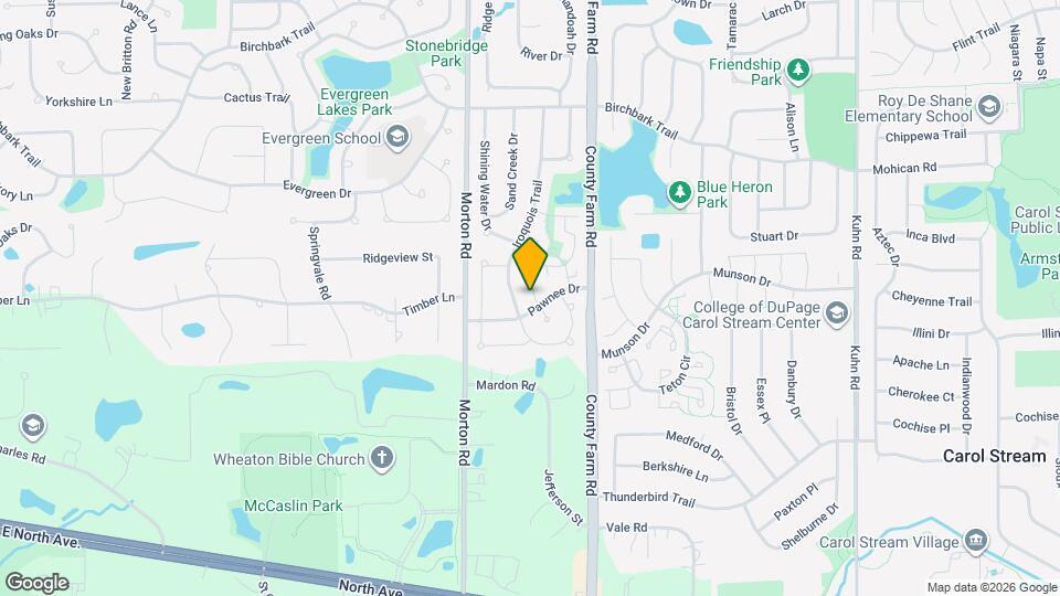 572 Oswego Dr Map and Location Details