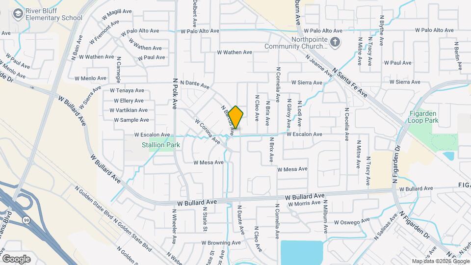 6314 N Barcus Ave Map and Location Details