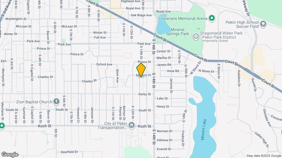 1204 S 13th St, Unit 1204 1/2 Mapa y Detalles de la Ubicación