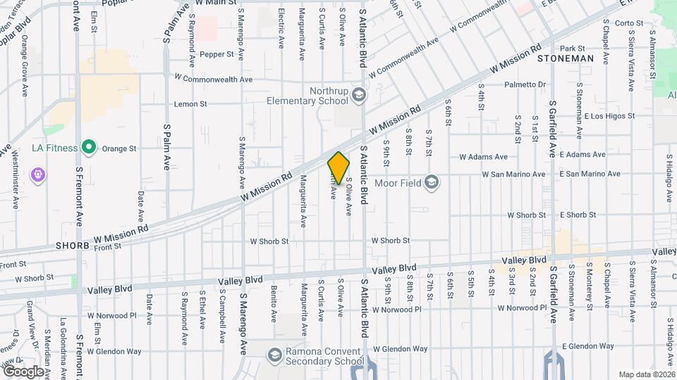 906-908 Edith Ave Map and Location Details