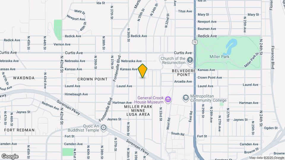 5920 N 34th St Map and Location Details