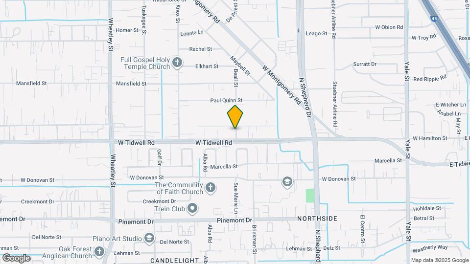 5507 Beall St Map and Location Details