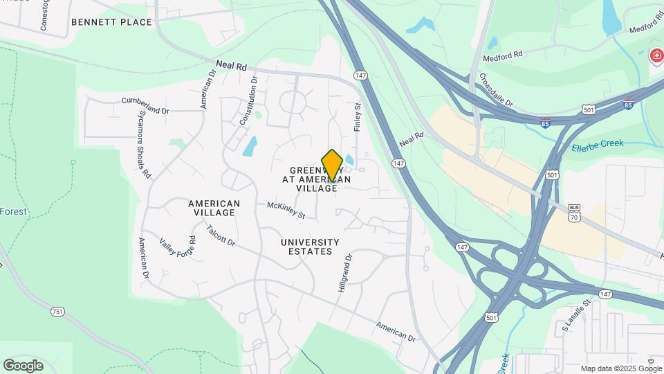 401 Lionel St Map and Location Details