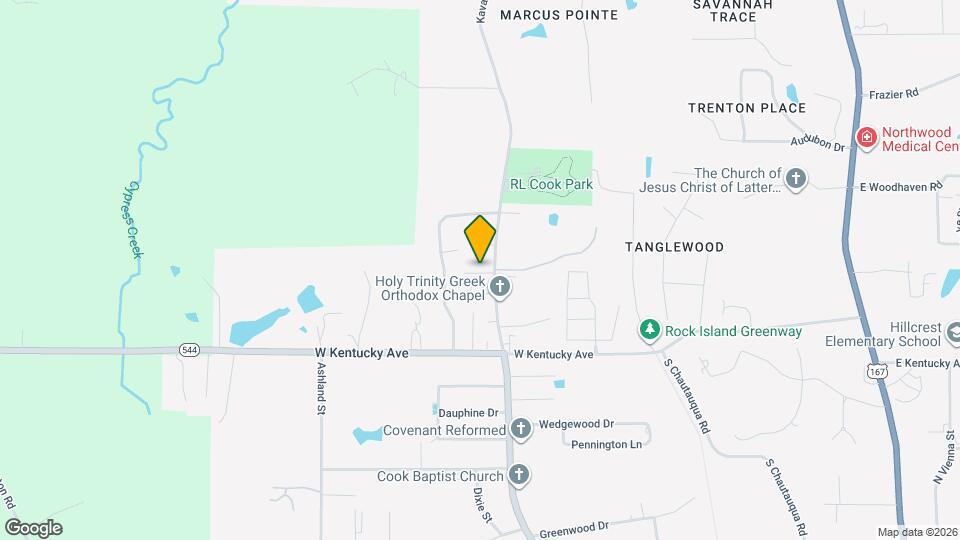 2551 Kavanaugh Rd Map and Location Details