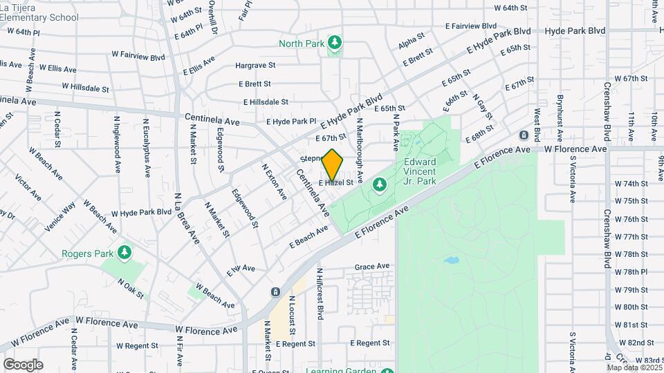 530 E Hazel St Map and Location Details