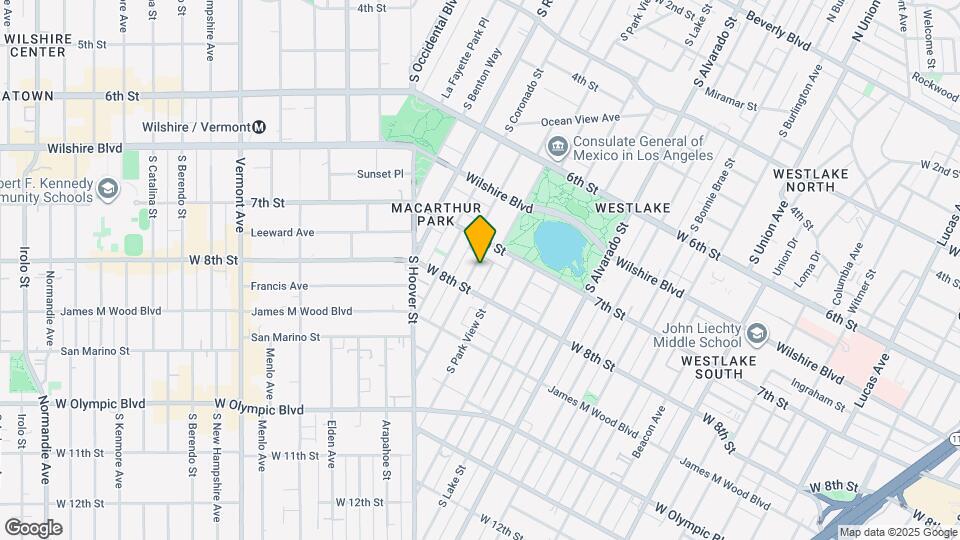 728 S Carondelet St Mapa y Detalles de la Ubicación