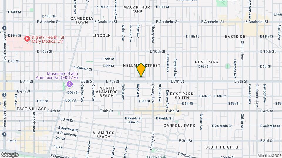 1813-1817 E 7th St Map and Location Details