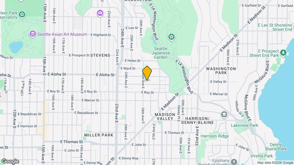 2608 E Valley St Mapa y Detalles de la Ubicación