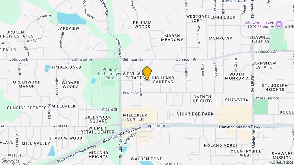 6012 Noland Rd Map and Location Details