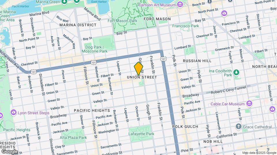 1740 Union St-Unit -1740 Union Map and Location Details