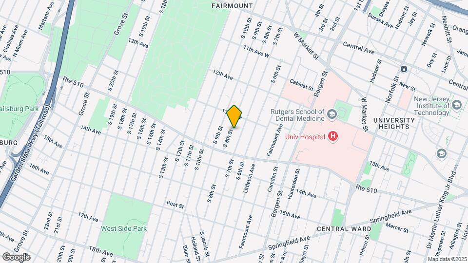 262 S 8th St-Unit -2 Map and Location Details