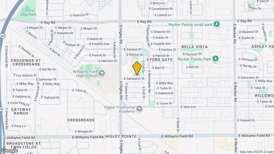 3317 E Loma Vista St Mapa y Detalles de la Ubicación