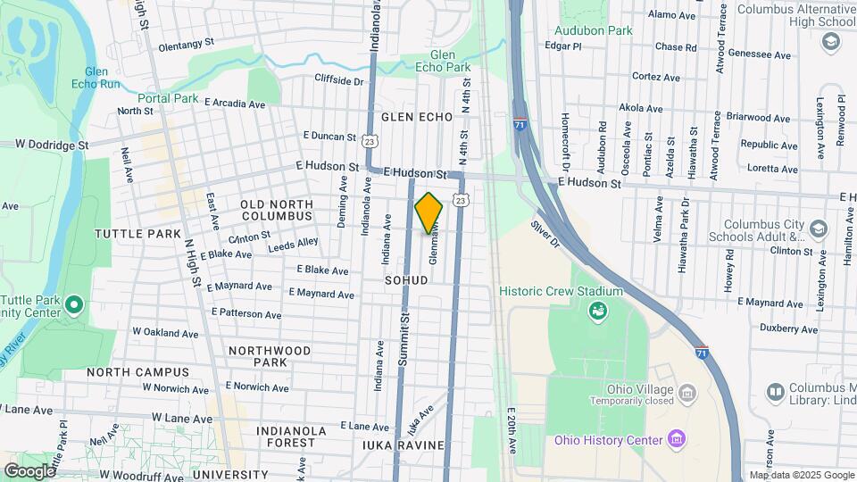 2409 Glenmawr Ave Map and Location Details
