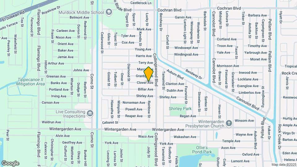 17497 Clover Ave Map and Location Details