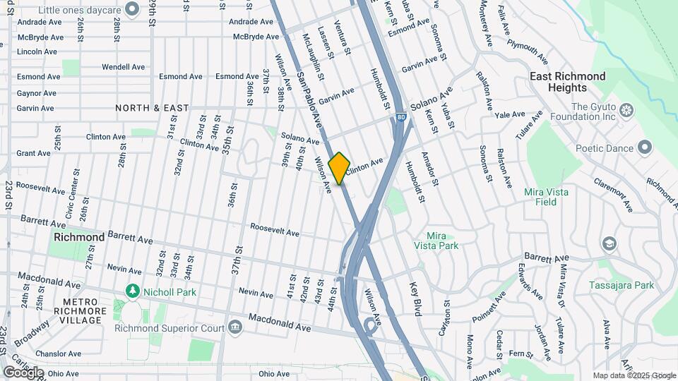 12477 San Pablo Ave Mapa y Detalles de la Ubicación