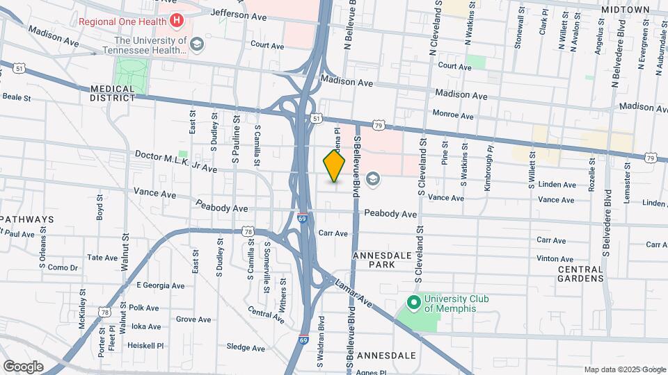 305 Pasadena Pl Map and Location Details