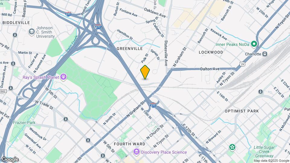 606 Nc Music Factory Boulevard Map and Location Details