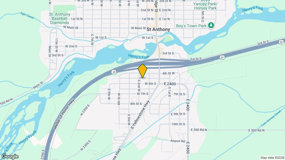 141 W 6th S Map and Location Details