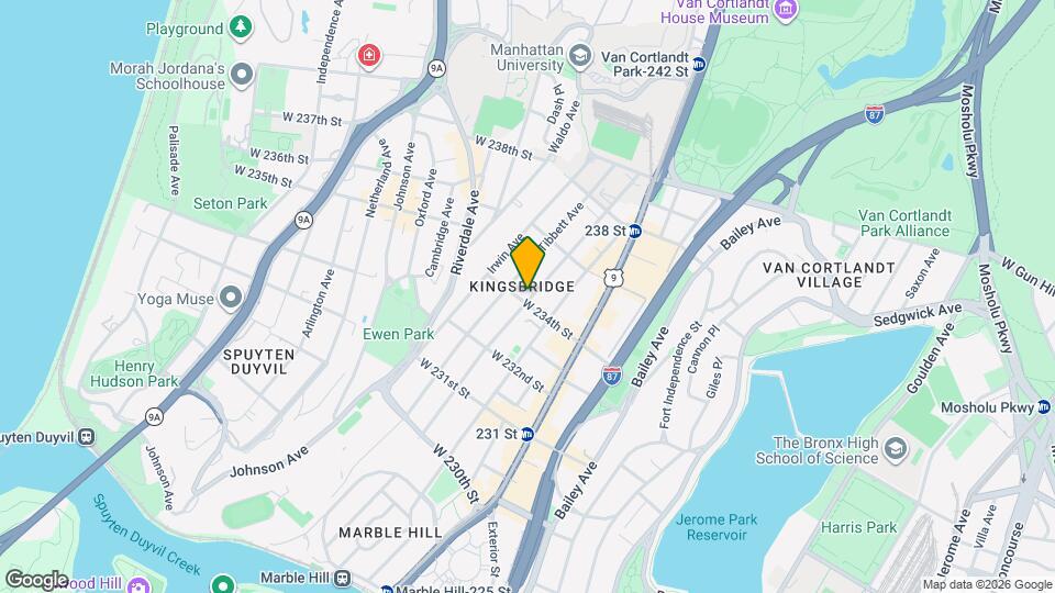 281 W 234th St Map and Location Details