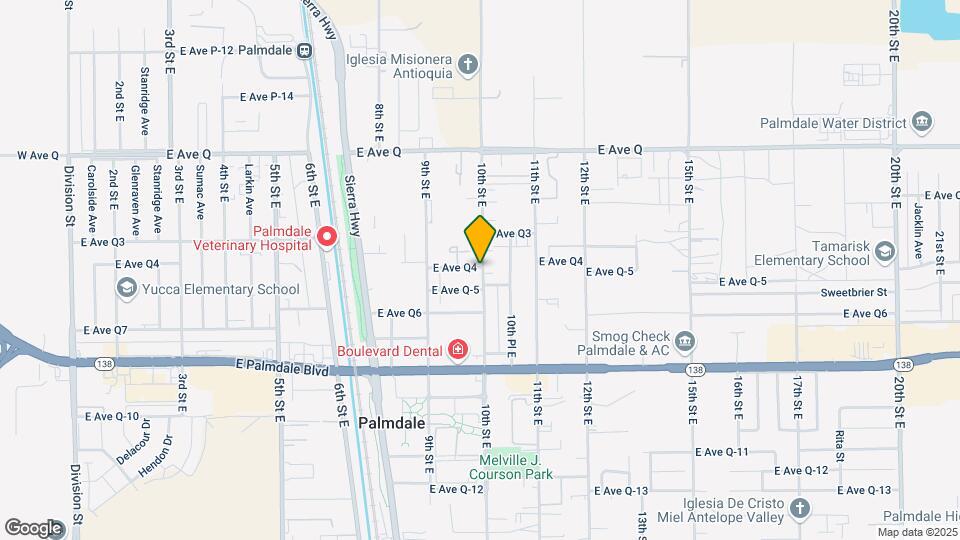 38551 10th St E Map and Location Details