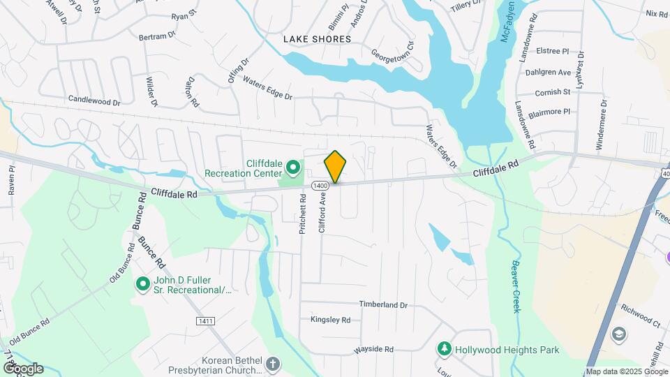 6355 Cliffdale Rd Map and Location Details