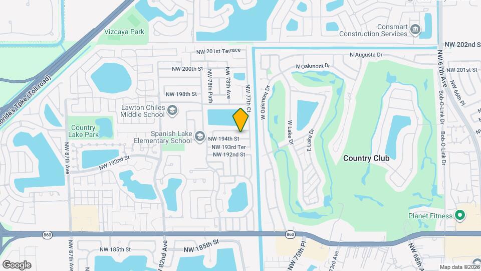 7751 NW 194th St Map and Location Details