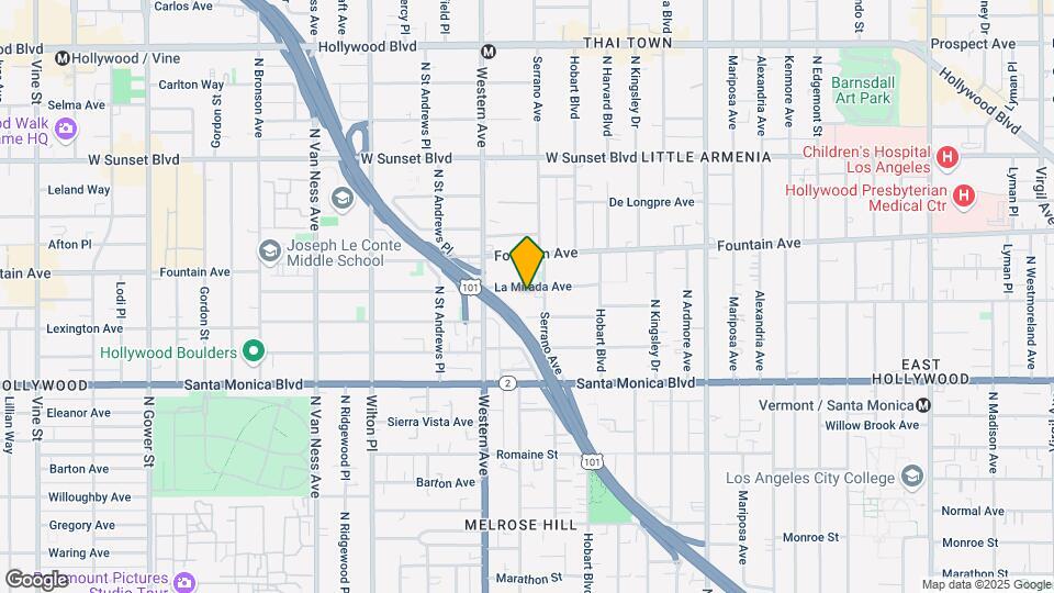 5416 La Mirada Ave Map and Location Details